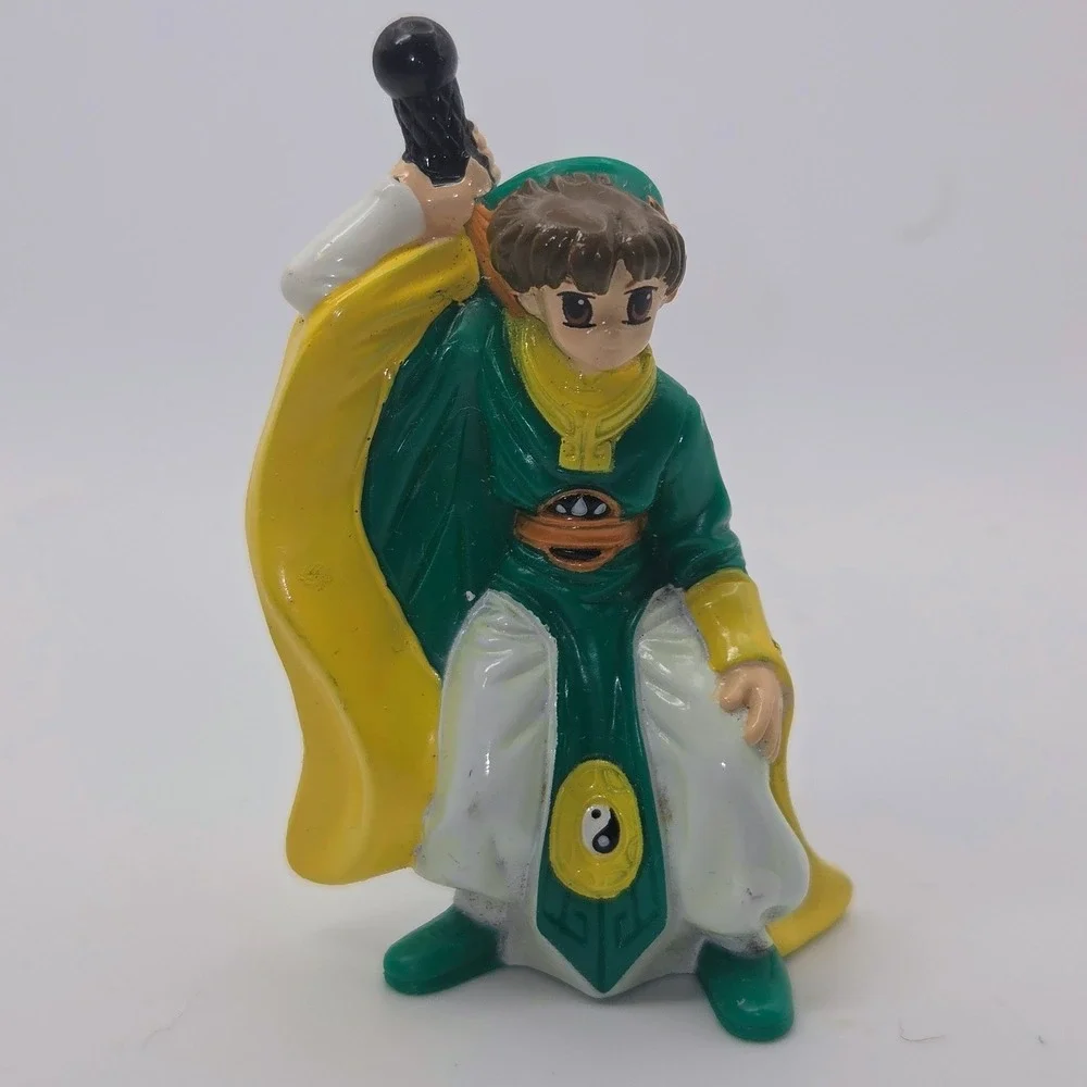CLAMP Cardcaptor Sakura Syaoran Li Figure 3in Green Fair PVC Mini Toy